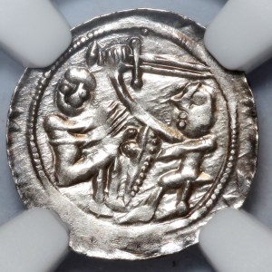 Ladislaus II the Exile (1138-1146), denarius, eagle and hare