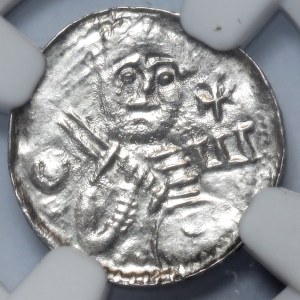 Ladislaus II the Exile (1138-1146), denarius, prince and bishop