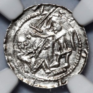 Władysław II Wygnaniec (1138-1146), denar, orzeł i zając