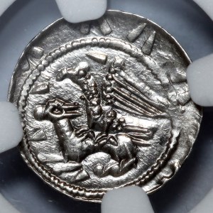 Ladislaus II the Exile (1138-1146), denarius, eagle and hare