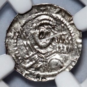 Ladislaus II the Exile (1138-1146), denarius, prince and bishop