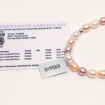 Bransoletka ze srebra z perłami hodowlanymi Kaori