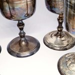 Set di 6 calici placcati in argento, EPNS, Inghilterra