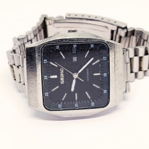 Zegarek Męski Seiko Automatic TV Dial DayDate Stalowy 35 mm