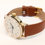 Orologio da uomo Saxon Antimagnetic Mechanical Made in GDR placcato oro 35 mm