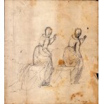 Série de huit croquis aux sujets variés, Fin du 19e siècle Artiste