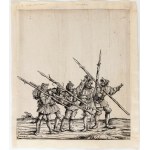 Hans Burgkmair il Vecchio (1473 - 1531), Five Bear Hunters, from 