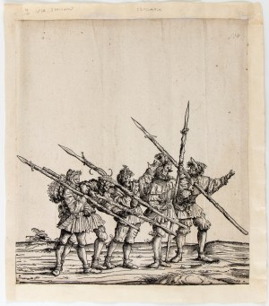 Hans Burgkmair il Vecchio (1473 - 1531), Five Bear Hunters, from 