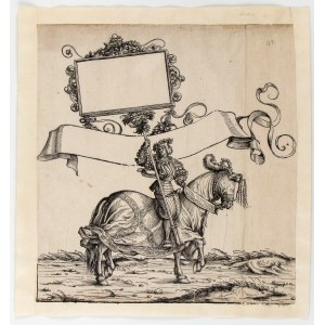 Hans Burgkmair il Vecchio (1473 - 1531), Wolfgang von Polheim, duelling master, from from Triumphs of Maximilian