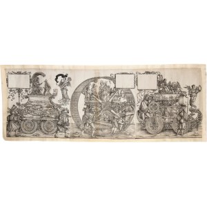 Hans Burgkmair il Vecchio (1473 - 1531), Landsknechts, from Triumphs of Maximilian