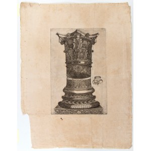 detto Maestro del Trabocchetto (attivo a Roma nel XVI secolo), Base in the Temple of Jupiter under the Capitol in Rome