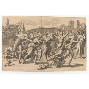 Marcantonio Raimondi (copy after) - detto Marco da Ravenna (c. 1480 - 1534, 1493 - 1527), Massacre of the Innocents