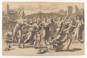 Marcantonio Raimondi (copy after) - detto Marco da Ravenna (c. 1480 - 1534, 1493 - 1527), Massacre of the Innocents