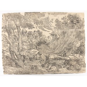 Nicolò Boldrini (1510 - 1570), St. Jerome in the Desert, after Titian