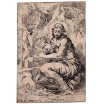 Paolo Farinati (Verona 1524 - 1606), Mary Magdalene in the desert