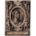 Hieronymus Wierix (1553 - 1619), Fortitude | Temperance
