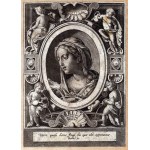 Hieronymus Wierix (1553 - 1619), Fortitude | Temperance