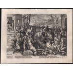 Hendrik Goltzius (1558 - 1617), St. Paul bitten by a viper, after Giovanni Stradano