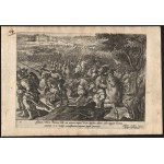 Hendrik Goltzius (1558 - 1617), Johannes Medices Parmensi bello..., after Giovanni Stradano