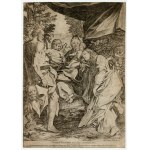 Agostino Carracci (1557 - 1602), The Madonna of Saint Jerome, after Correggio