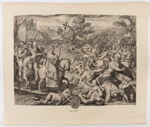 Francesco Villamena (1566 - 1626), Battle of Las Navas de Tolosa, after Antonio Tempesta