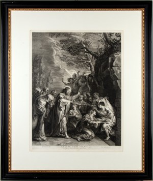 Boëtius Adamsz. Bolswert (1580 - 1633), Lazare, veni foras, after Peter Paul Rubens