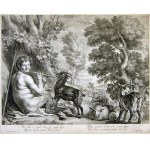 Boëtius Adamsz. Bolswert (1580 - 1633), Pan playing the flute, after Jacob Jordaens