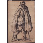 Jacques Callot (1592 - 1635), The male beggar with the sticks
