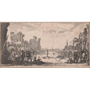 Jacques Callot (copy after) (1592 - 1635), Martyr of Saint Sebastian, 1630 approx.