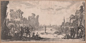 Jacques Callot (copy after) (1592 - 1635), Martyr of Saint Sebastian, 1630 approx.
