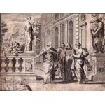 Claude Mellan (1598 - 1688), Allegory of the Roman College, after Pietro da Cortona