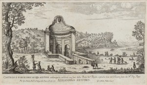 Giovanni Battista Falda (1643 - 1678), Castello e Fonte dell'Acqua Acetosa (Rome)