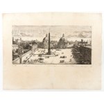 Gaspar van Wittel (Amersfoort 1653 - Roma 1736), Piazza del Popolo in Rome