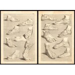Joachim von Sandrart (after) (1606 - 1688), Models of ancient Roman footwear