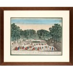 Vue perspective de la Grande Salle des Bosquets des Jardins de Versailles, second half of the 18th century