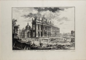 Giovanni Battista Piranesi (Mogliano Veneto 1720 - Venezia 1778), Veduta della Basilica di S. Giovanni Laterano