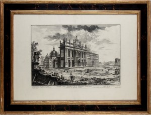 Giovanni Battista Piranesi (Mogliano Veneto 1720 - Venezia 1778), Veduta della Basilica di S. Giovanni Laterano