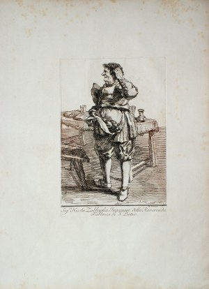 Giovanni Battista Piranesi (Mogliano Veneto 1720 - Venezia 1778), Sigre. Nicola Zabbaglia Ingegnere della Reverenda Fabbrica di S.Pietro