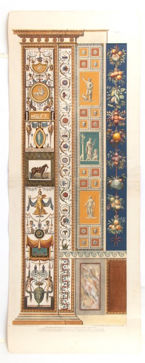 Giovanni Ottaviani (c.1735 - 1808), Raphael's loggias in the Vatican: Pillar II and Pillar XIV