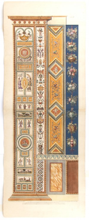 Giovanni Ottaviani (c.1735 - 1808), Raphael's loggias in the Vatican: Pillar III