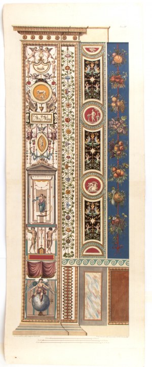Giovanni Ottaviani (c.1735 - 1808), Raphae's Loggias in the Vatican: Pillar IV