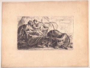 Christian Bernhard Rode (1725 - 1797), Wounded Dario receives water