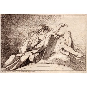 Jean Honoré Fragonard (1732 - 1806), Two Prophets, after Annibale Carracci