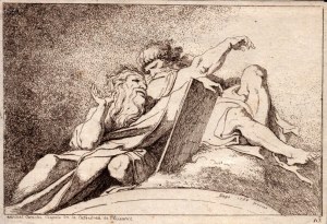 Jean Honoré Fragonard (1732 - 1806), Two Prophets, after Annibale Carracci