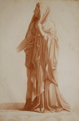 Nicolas Schenker (Parigi 1760 - Ginevra 1848), Study with Urinating Putto, after Nicolas Poussin