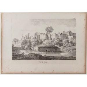 Godefroy Engelmann (1788 - 1839), Vue de Gaza, after Constant Bourgois, 1819