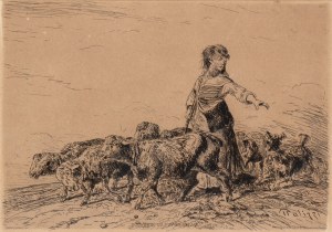 FILIPPO PALIZZI (Vasto 1818 - NapolI 1899), Souvenir du Puy-en-Velais