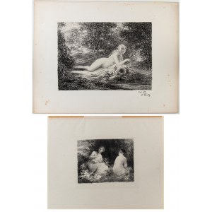 HENRI FANTIN-LATOUR (Grenoble 1836 - Buré 1904), The Bathers | The Spring in the Woods