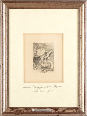 Auguste Renoir (1841 - 1919), Le Chapeau Épinglé - La fille de Berthe Morisot et sa cousine (III version)