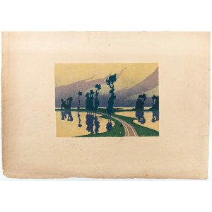 Charles Victor Guilloux (Paris 1866 - Lormes 1946), L'Inondation (Paysage aux peupliers), from L'Estampe Originale